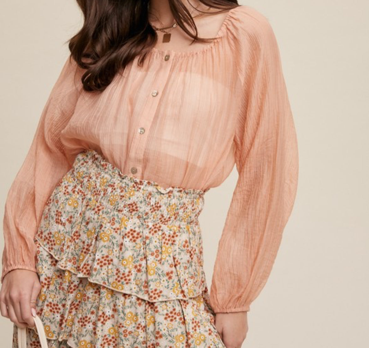 Sunny Peaches Blouse